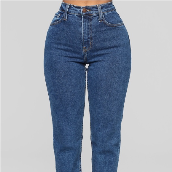 Fashion Nova Jeans - Dark Wash - Picture 4 of 10
